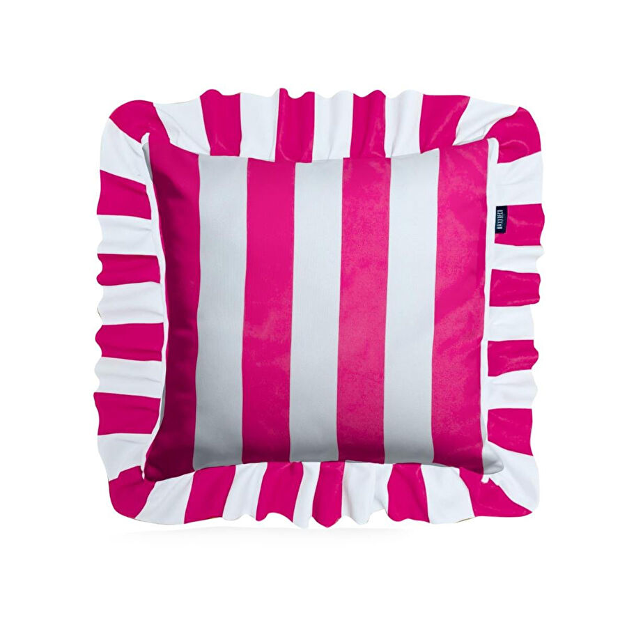 Maxxdeco Firfirli Stri̇pe Fuşya
