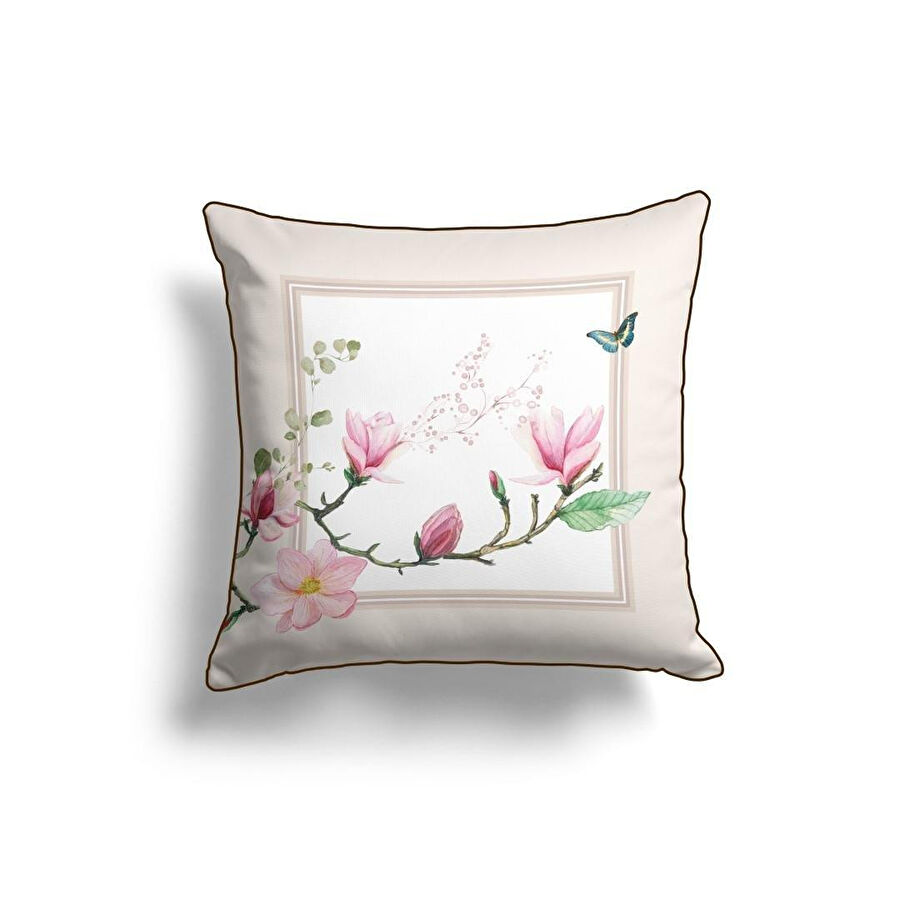 Maxxdeco 43x43 Cm Biyeli Kırlent Kılıfı