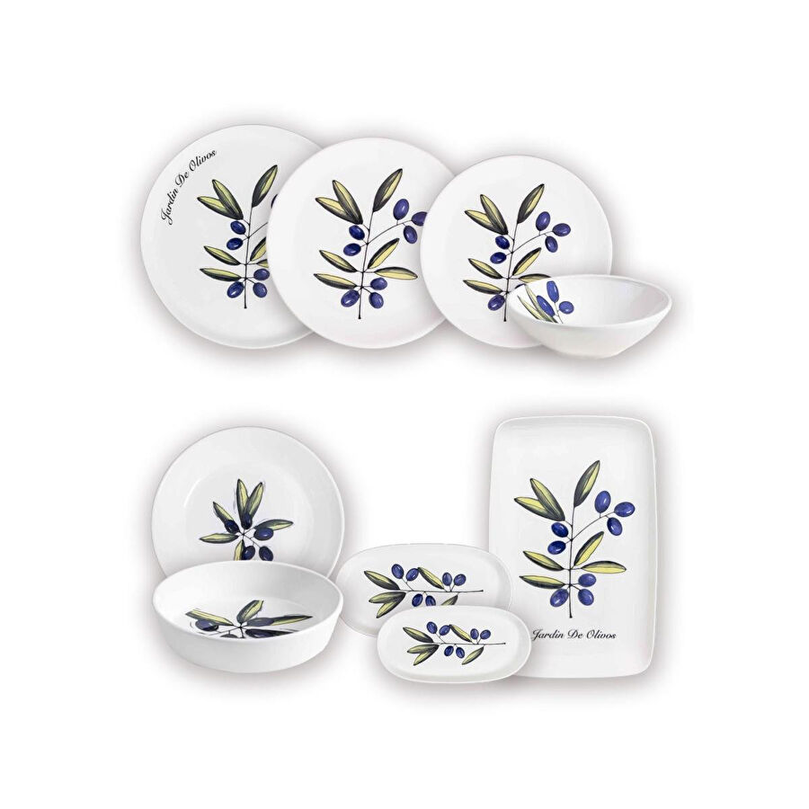 The Mia Olivos 6 Kişilik Yemek Talımı 31 Parça Set 1