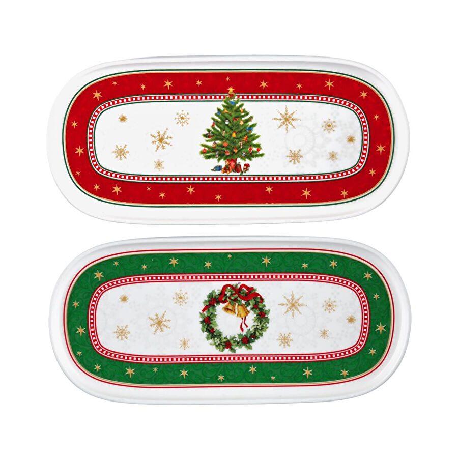 Lucky Art Merrilyn Bone 25cm 2 Li Tabak Seti