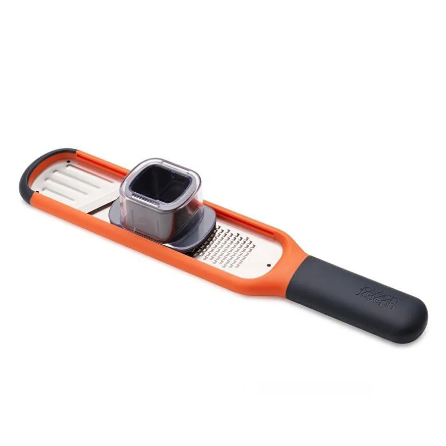 Joseph Joseph Handi-grate™ 2'si 1 Arada Mini Rende Ve Dilimleyici - Turuncu Koyu Turuncu
