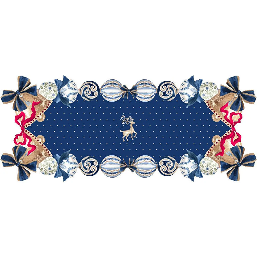 Maxxdeco Shape Runner- Royal