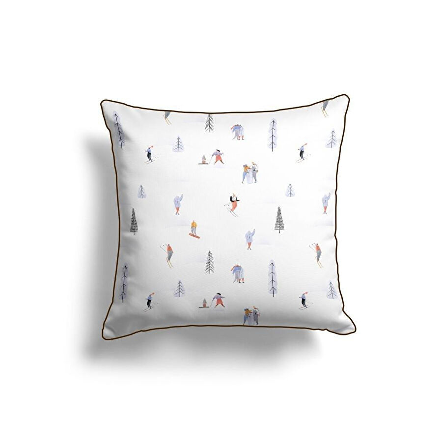 Maxxdeco 43x43 Cm Biyeli Kırlent Kılıfı- 12005