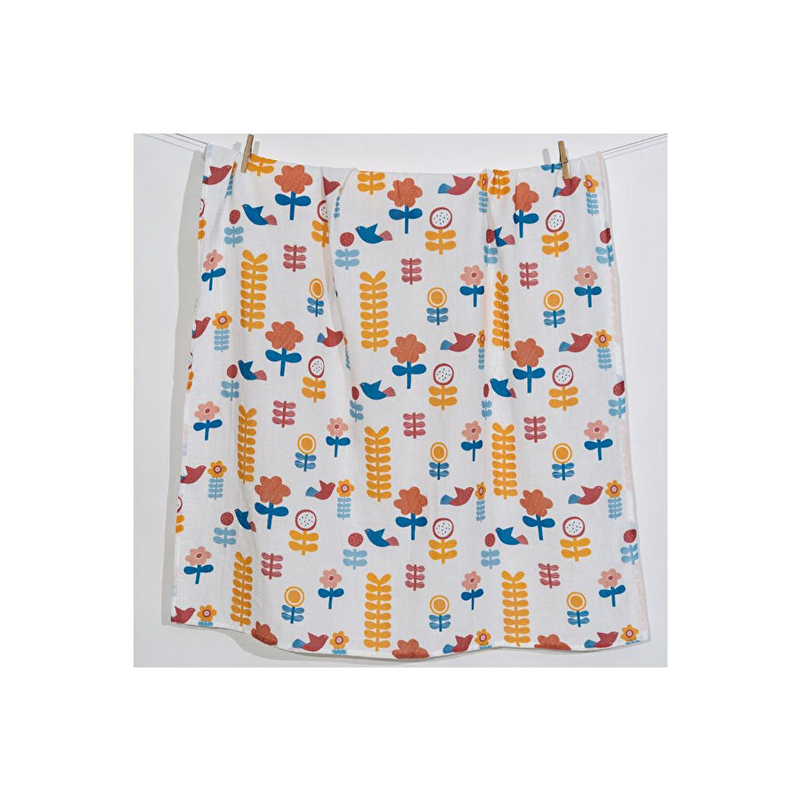 Itsy Bitsy Kids Amulet Lemon, Müslin Bebek Örtüsü , 100x100 Cm