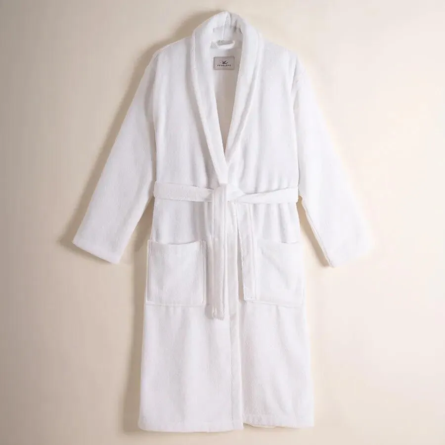 Penelope %100 Pamuk Bornoz L Beyaz - Noa Serisi