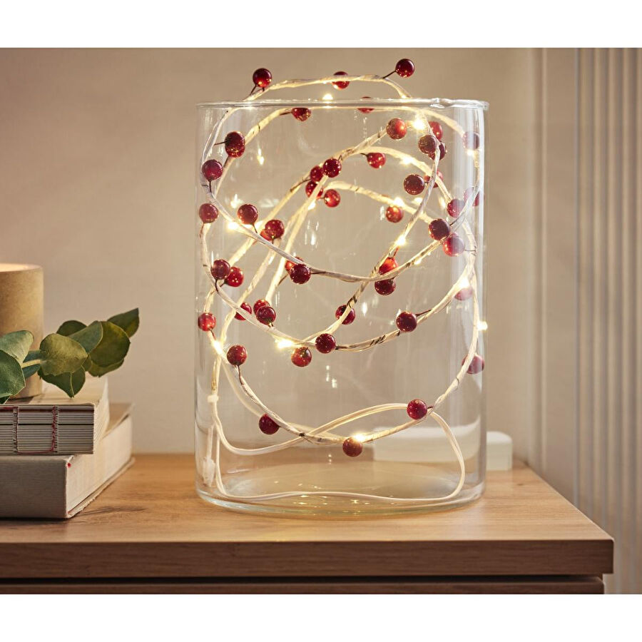 Tchibo Led Parlayan Dal, Kiraz