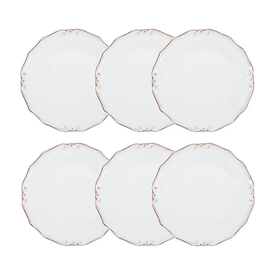 Mudo Home Ekru 6 Li Servi̇s Tabaği Seti̇ - 25 Cm