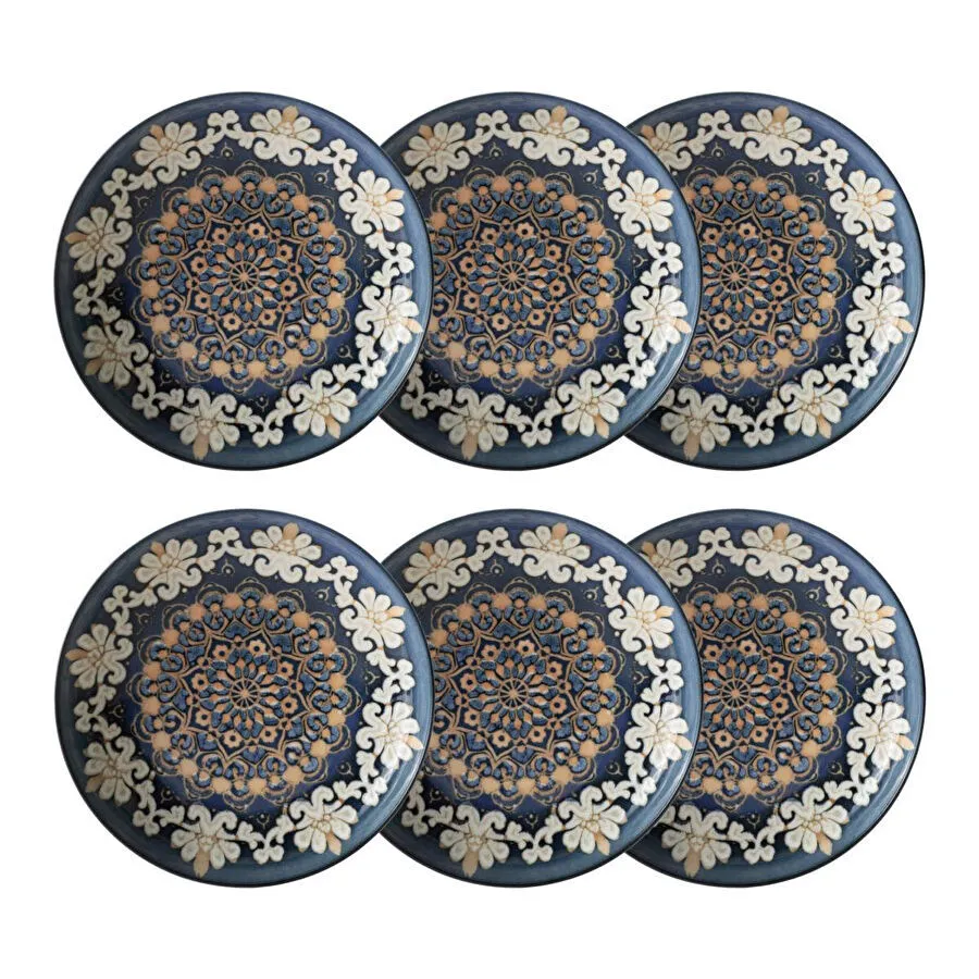 Mudo Home Beli̇ze Çukur Tabak Seti̇ 20cm-6li