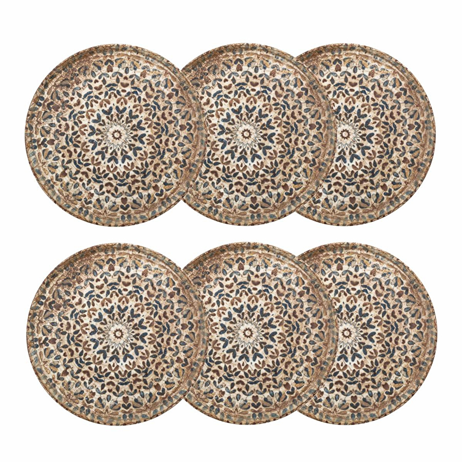 Mudo Home Ephesus Servi̇s Tabaği Seti̇ 6li -26cm