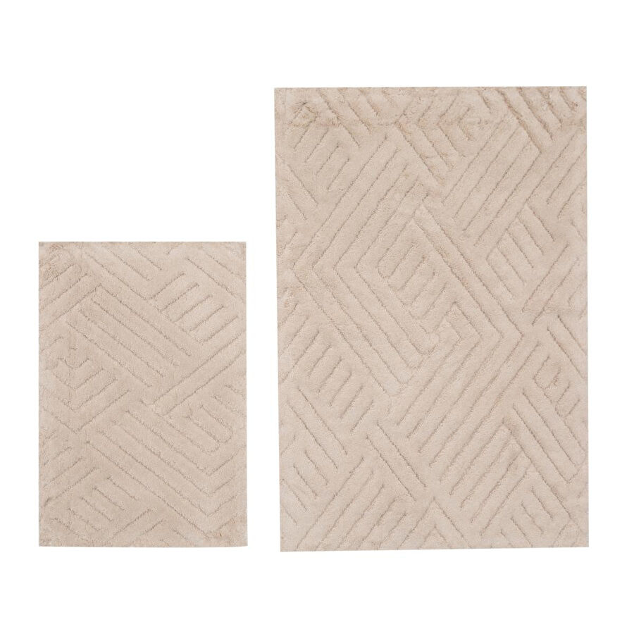 Mudo Home Milan 2'li̇ Banyo Paspas Seti̇ Bej