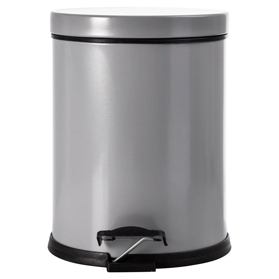 Mudo Home 5lt Pedalli Çöp Kovasi Gri̇