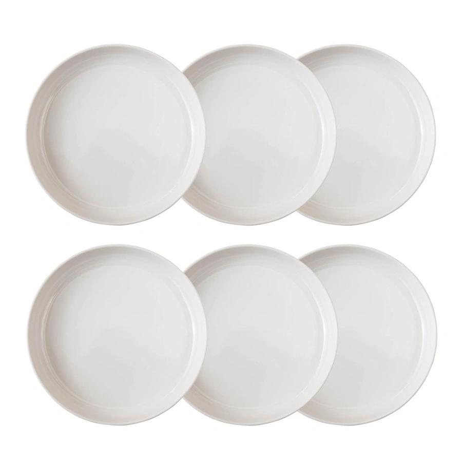 Mudo Home Ephesus White Çukur Tabak Seti̇ 22cm - 6li