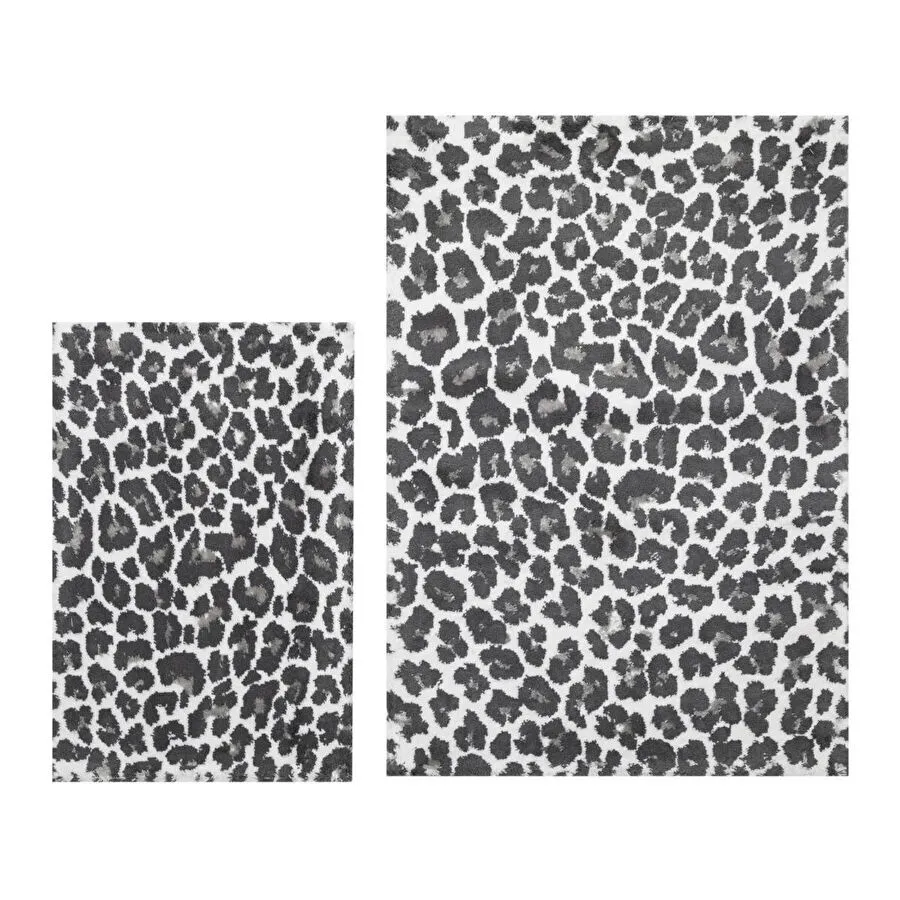 Mudo Home Leopar 2'li̇ Banyo Paspas Seti̇