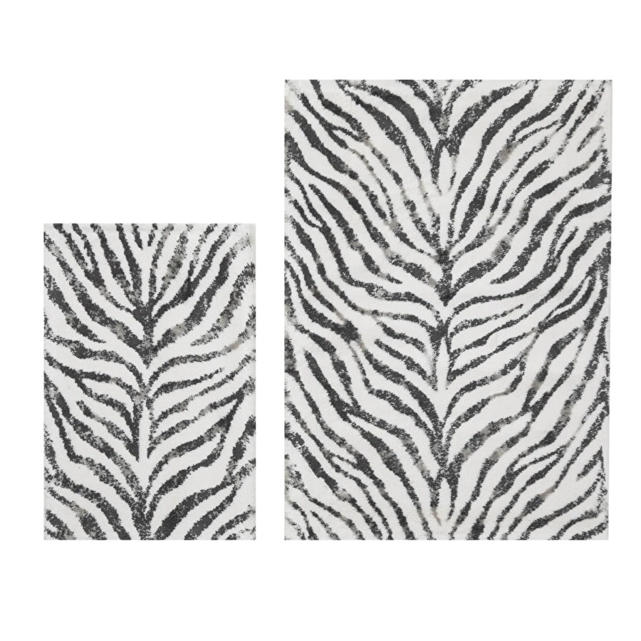 Mudo Home Zebra 2'li̇ Banyo Paspas Seti̇