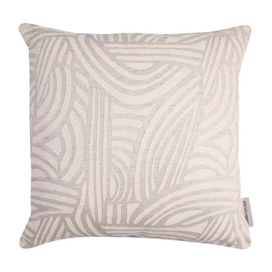 Mudo Home Alba Wave Kirlent Ekru 50x50