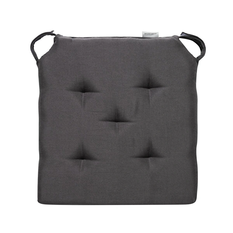 Mudo Home Lea Sandalye Mi̇nderi̇ Antrasi̇t 40x40x4