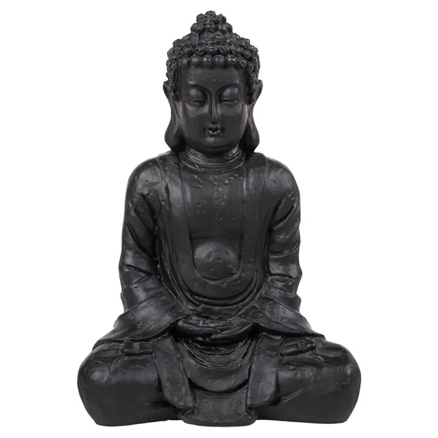 Mudo Home Buda Bi̇blo Si̇yah 17x10x23 Cm