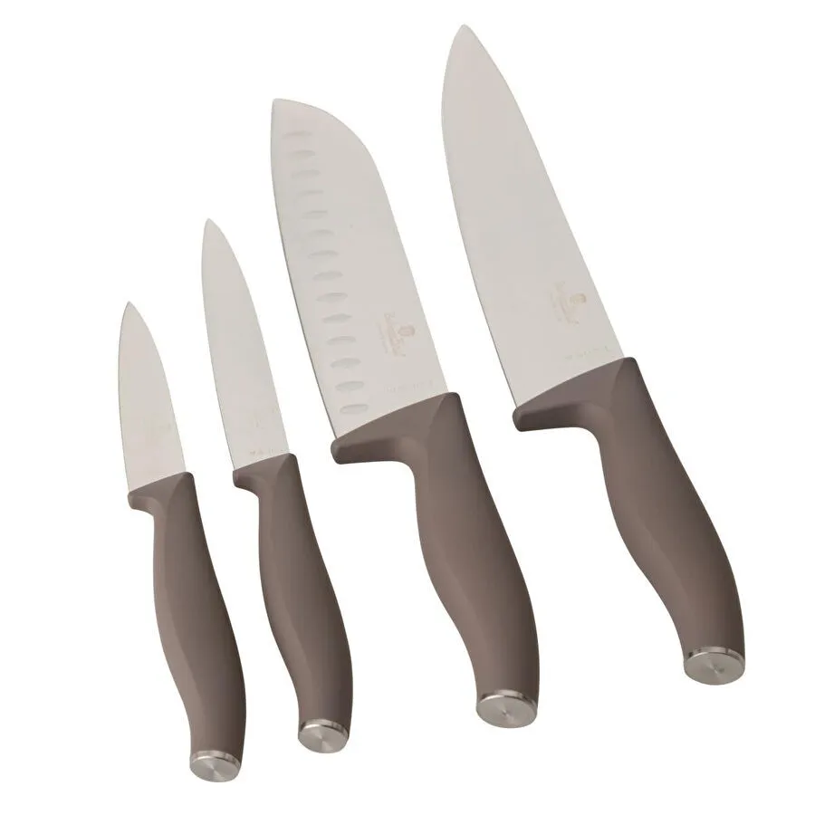 Mudo Home Berlinger Haus Sahara 4 Parça Biçak Seti̇ Taupe