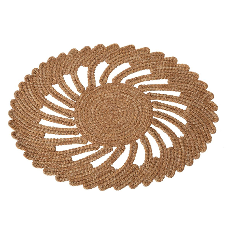 Mudo Home Flora Natural Ameri̇kan Servi̇si̇ Oval 35x50