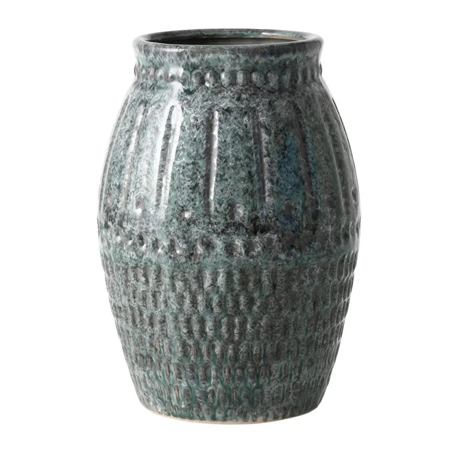 Mudo Home Praci Serami̇k Vazo 19x27cm