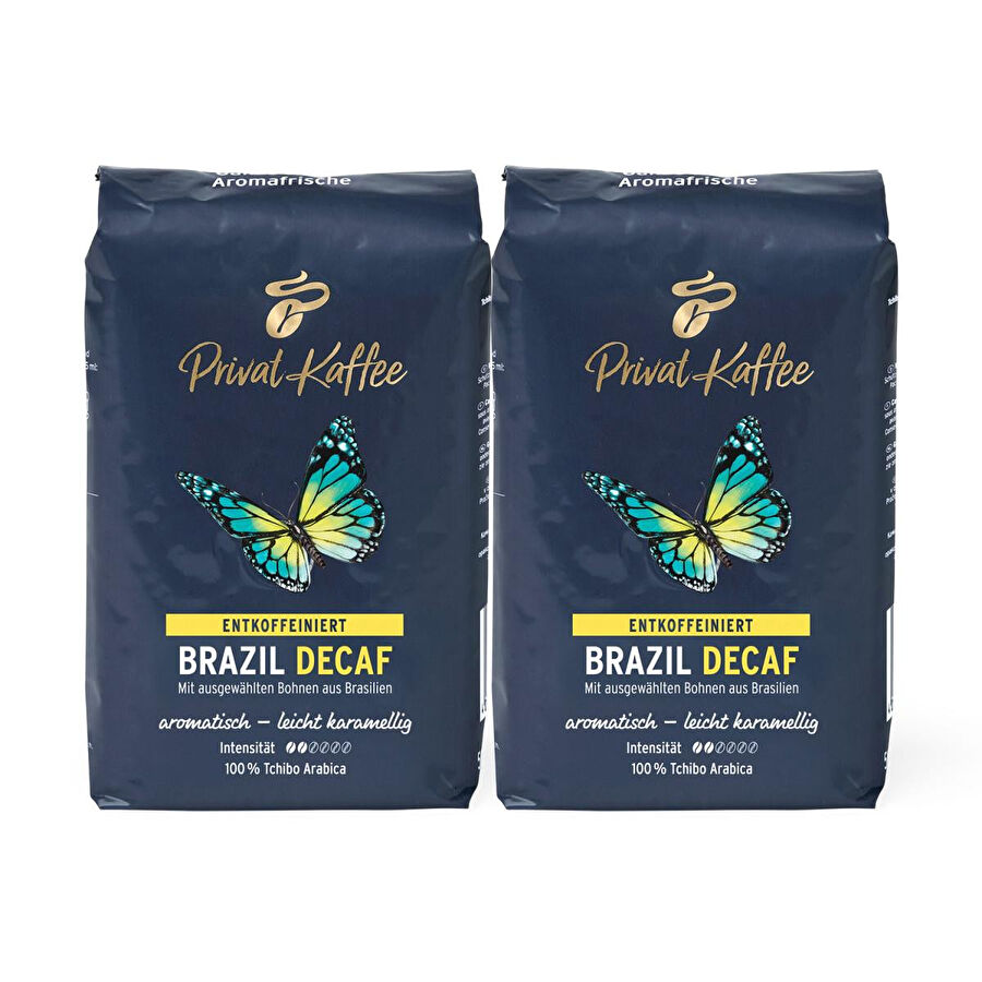 Tchibo Privat Kaffee Brazil Decaf Çekirdek Kahve 2x500 G