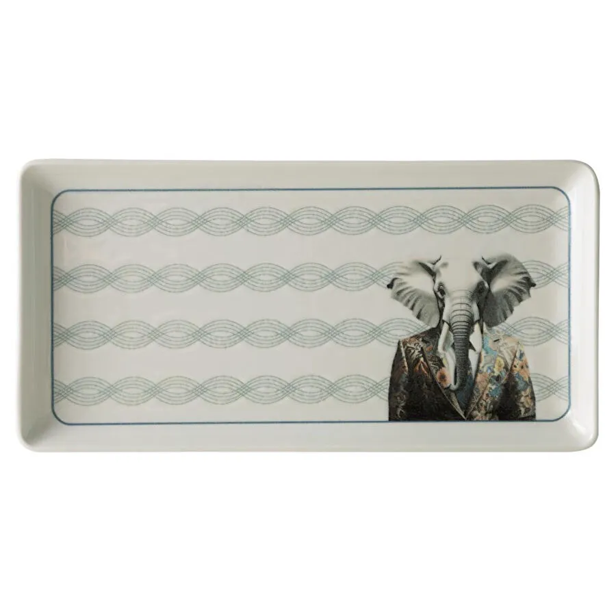 Mudo Home Iconic Sunum Tabaği 34x15cm- Elephant