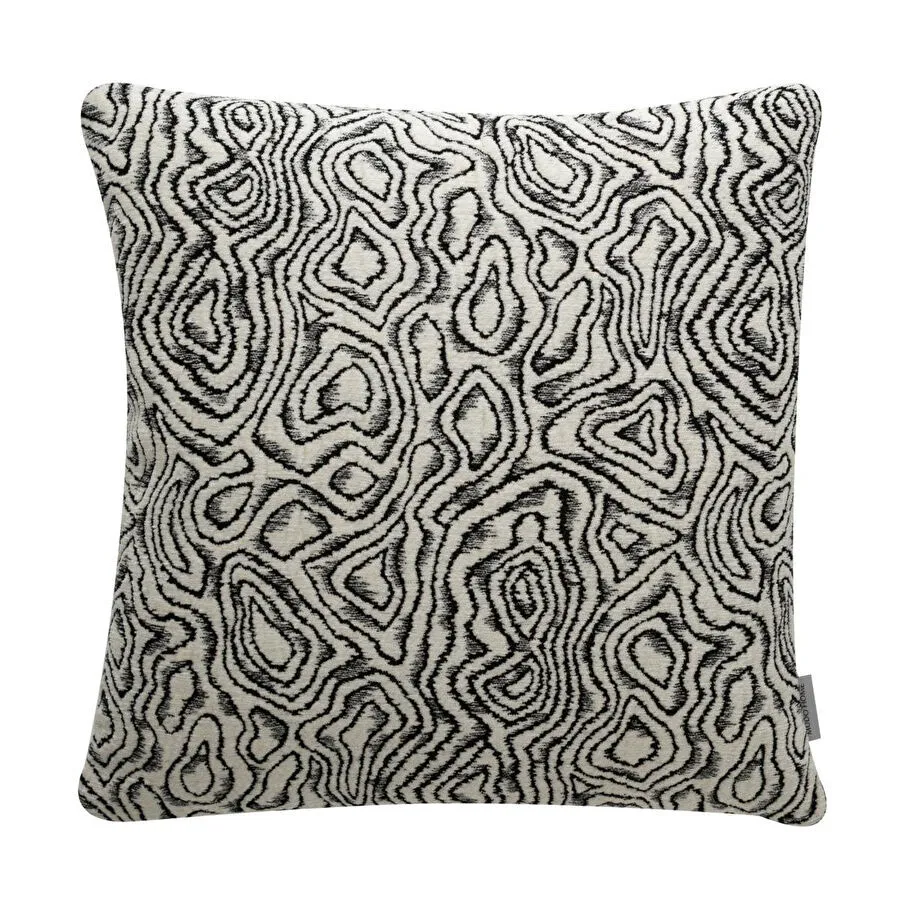 Mudo Home Nelly Kirlent Ekru Si̇yah 45x45