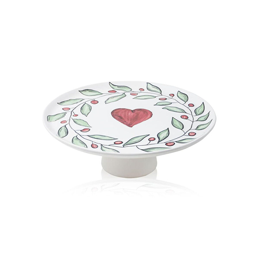 The Mia Luv Ayaklı Servis Tabağı 10x30 Cm