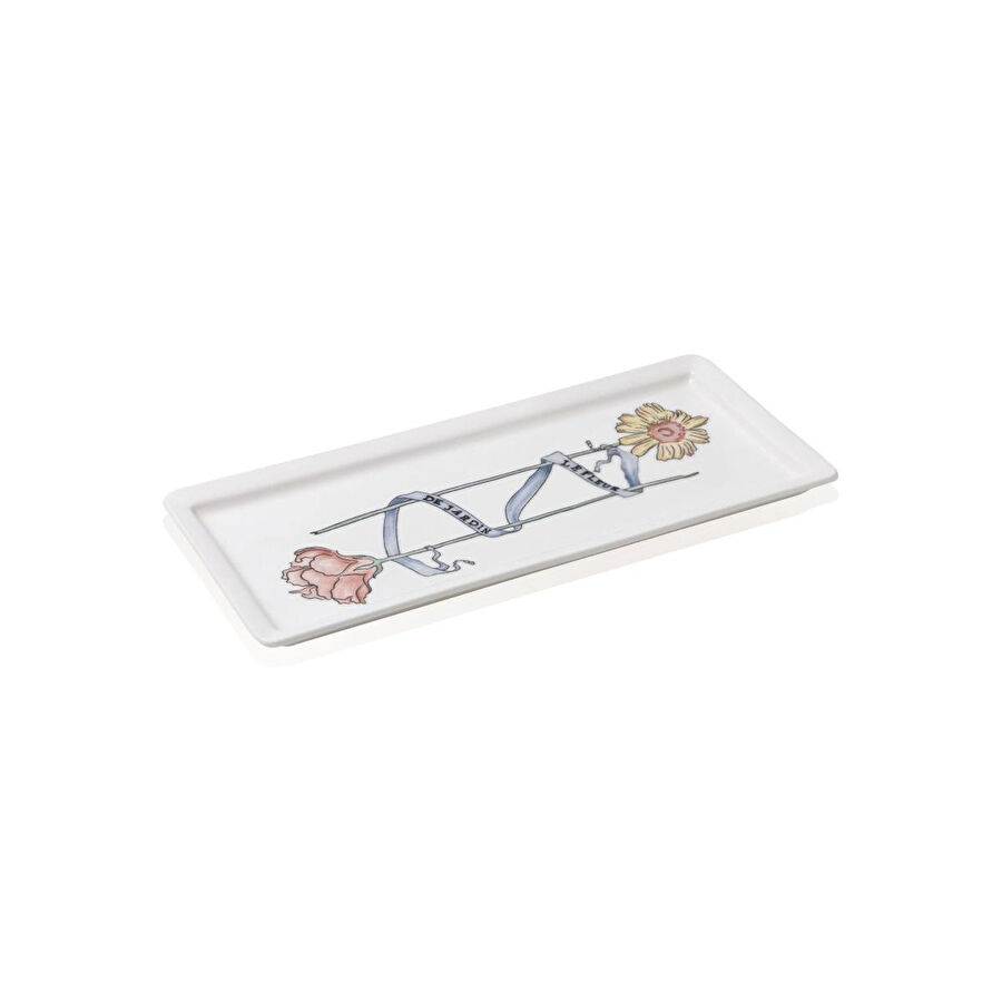 The Mia Luv Dikdörtgen Servis 35x16 Cm