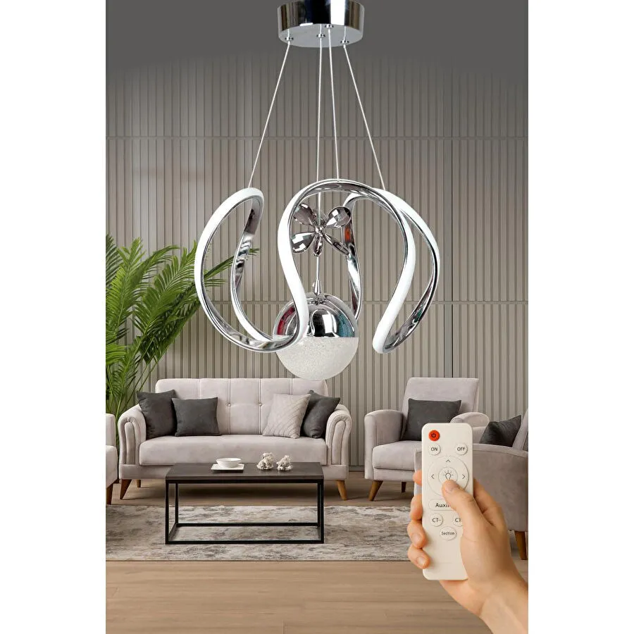 Luna Lighting Clasy Model Kumandalı Led Avize