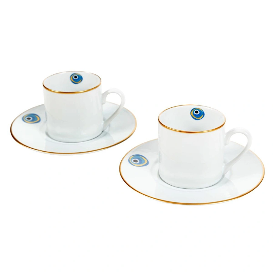 Mudo Home Nazar Kahve Fi̇ncani Seti̇ 2 Li̇ 90 Ml