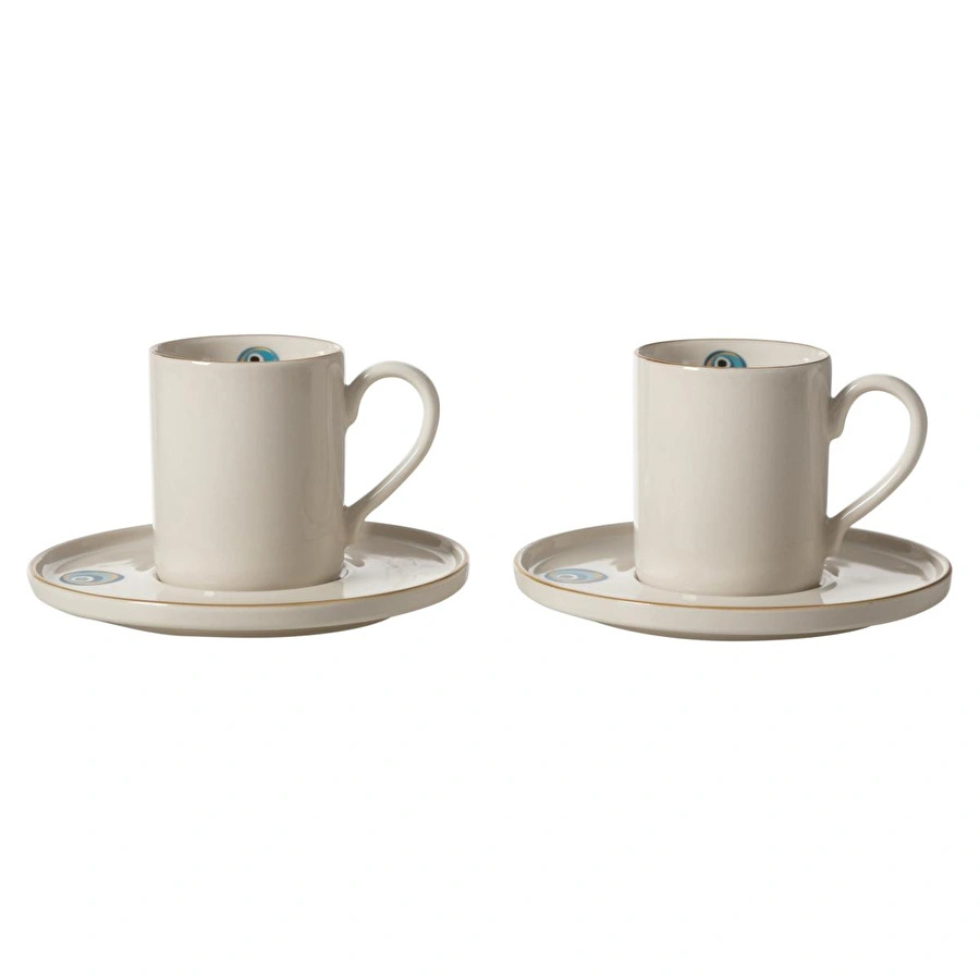 Mudo Home Nazar Kahve Fi̇ncani Seti̇ 2 Li̇ 90 Ml