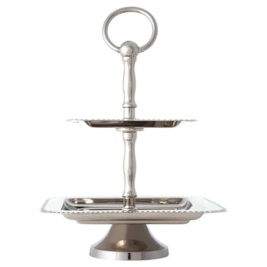 Mudo Home Dekorati̇f Kek Standi Kare 25 Cm