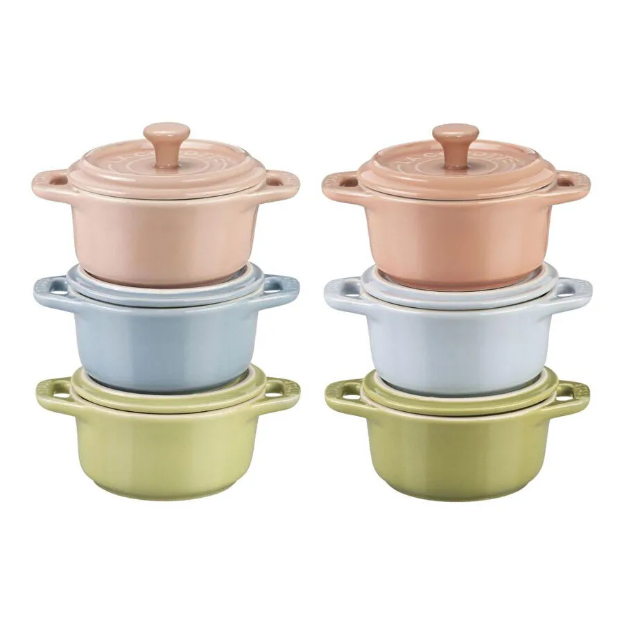 Staub Mini Cocotte Set Makaron 6 Parça