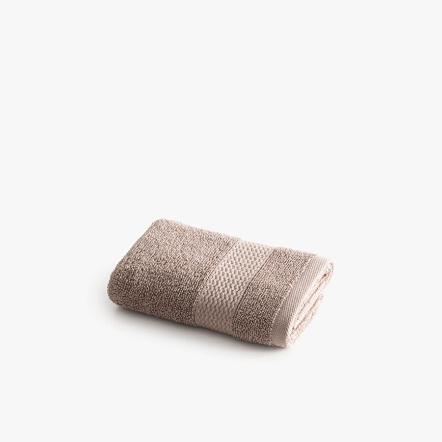 Green Black Lara El Havlusu %100 Pamuk Bordürlü Kahverengi 30x50 Cm