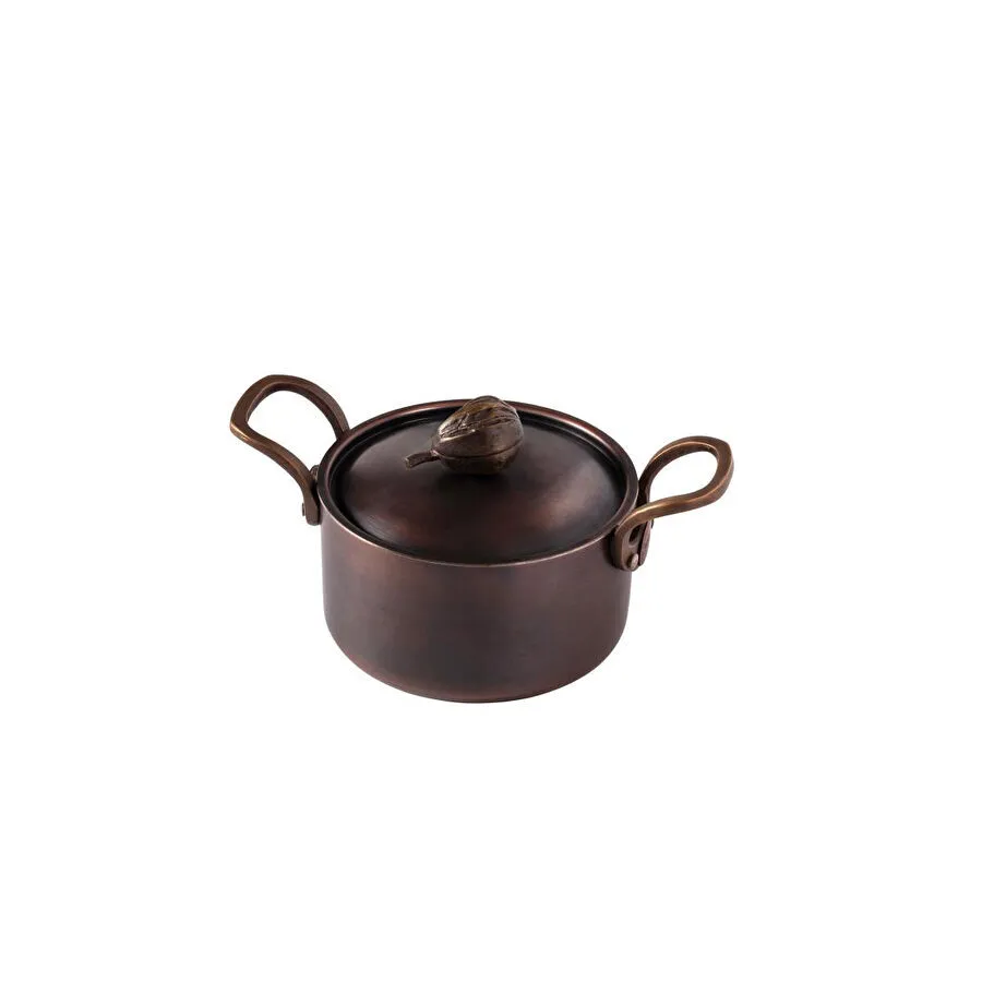 Voeux Artisan Koleksiyonu Bakır Derin Tencere 12 cm