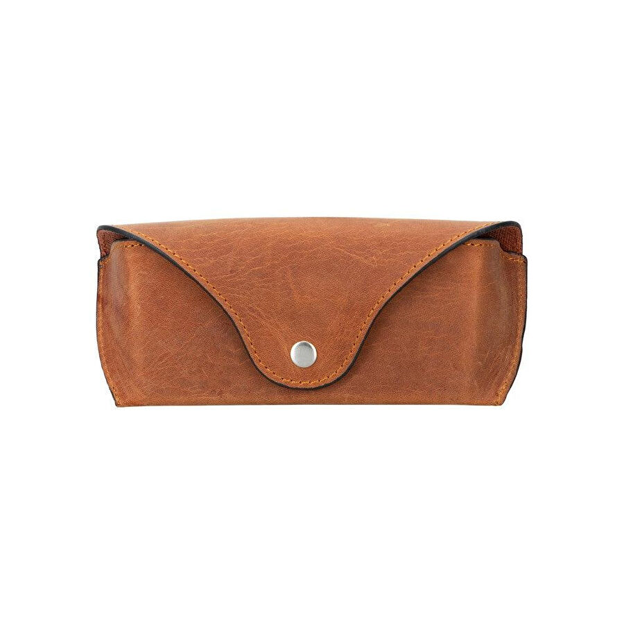 Bloominbag Capri Saddle Brown Hakiki Deri Gözlük Kılıfı