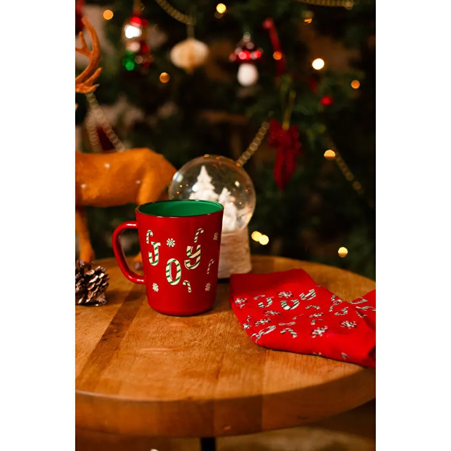 Rakle Christmas Joy Çoraplı Hediye Seti Kırmızı 380 Cc