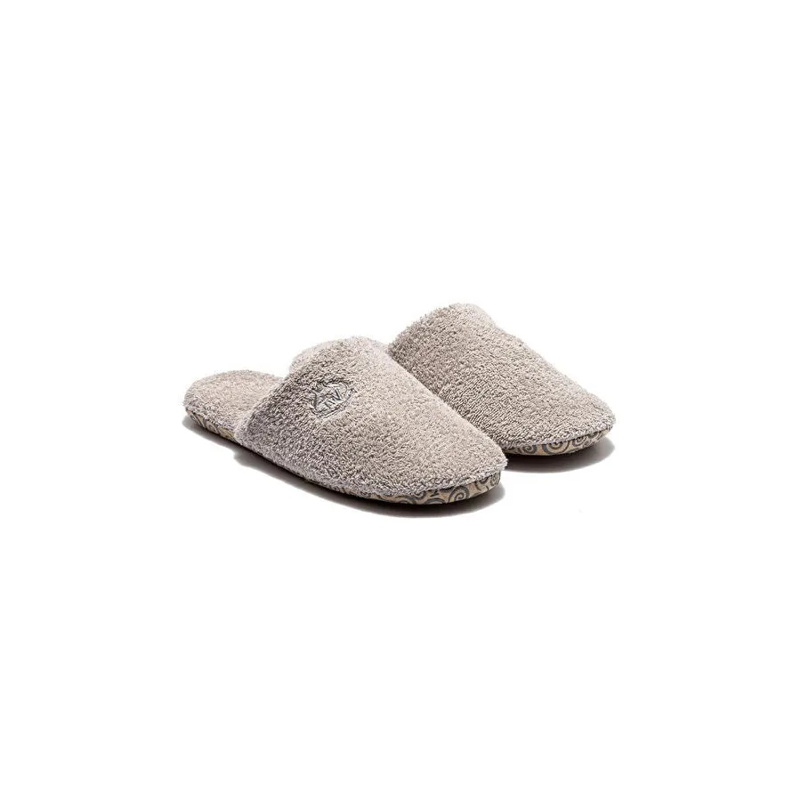 Twigy Havlu Kumaş Erkek Banyo Terliği Gri 41/46