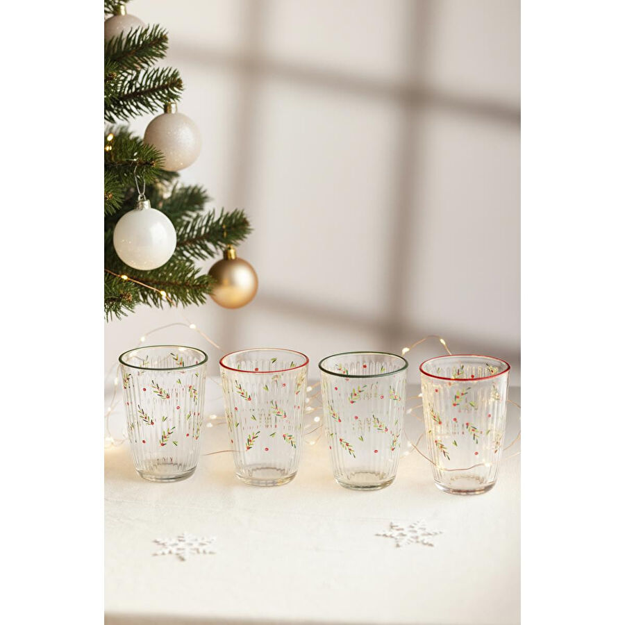 Rakle Clara 4'lü Meşrubat Bardağı Seti 395 Cc