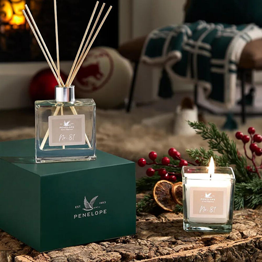 Penelope Yılbaşı No.81 Kutulu Hediye Seti (oda Kokusu & Mum)