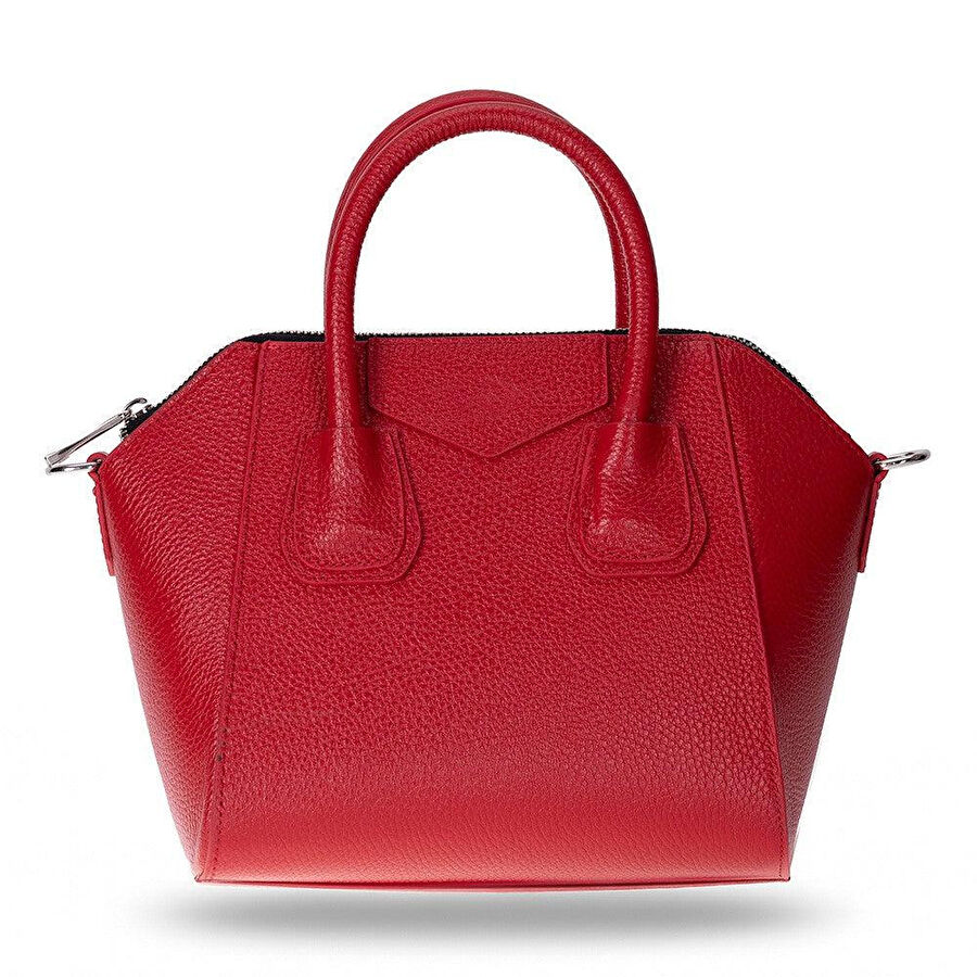 Bloominbag Aria Crimson Rouge Small Hakiki Deri Kadın El & Omuz Çantası