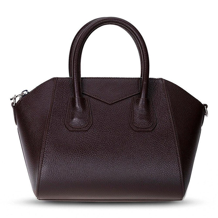 Bloominbag Aria Walnut Brown Medium Hakiki Deri Kadın El & Omuz Çantası