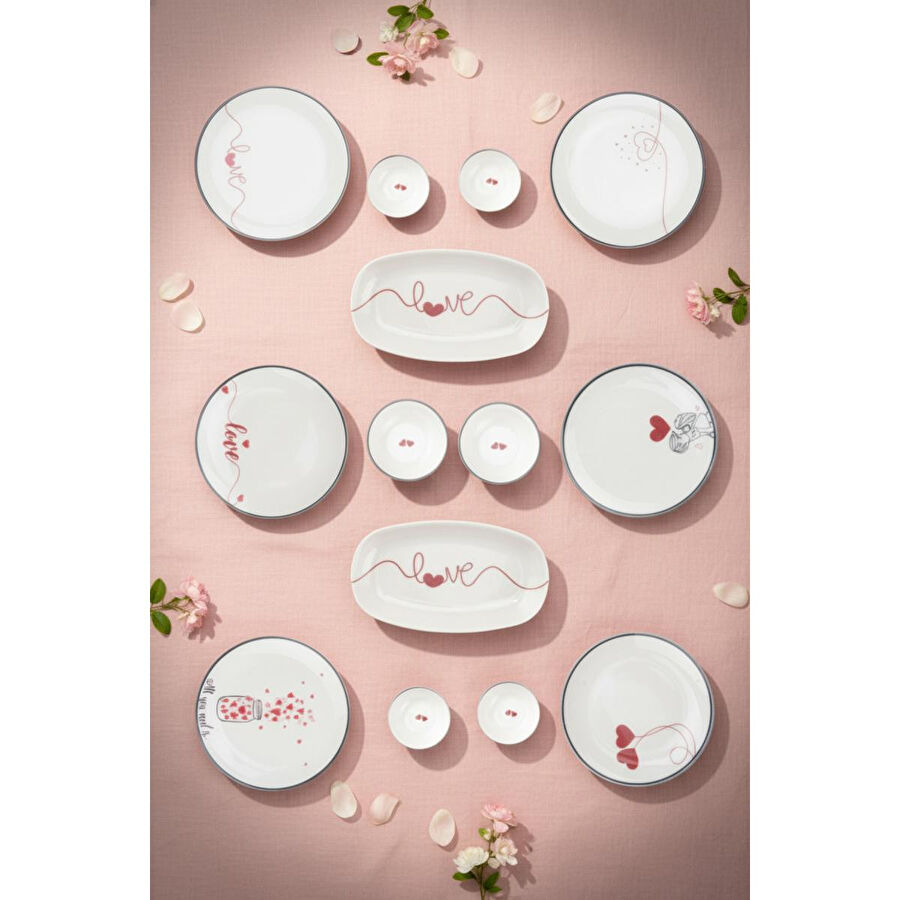 Bambum Moderna - 14 Parça Kahvaltı Takımı Teamo