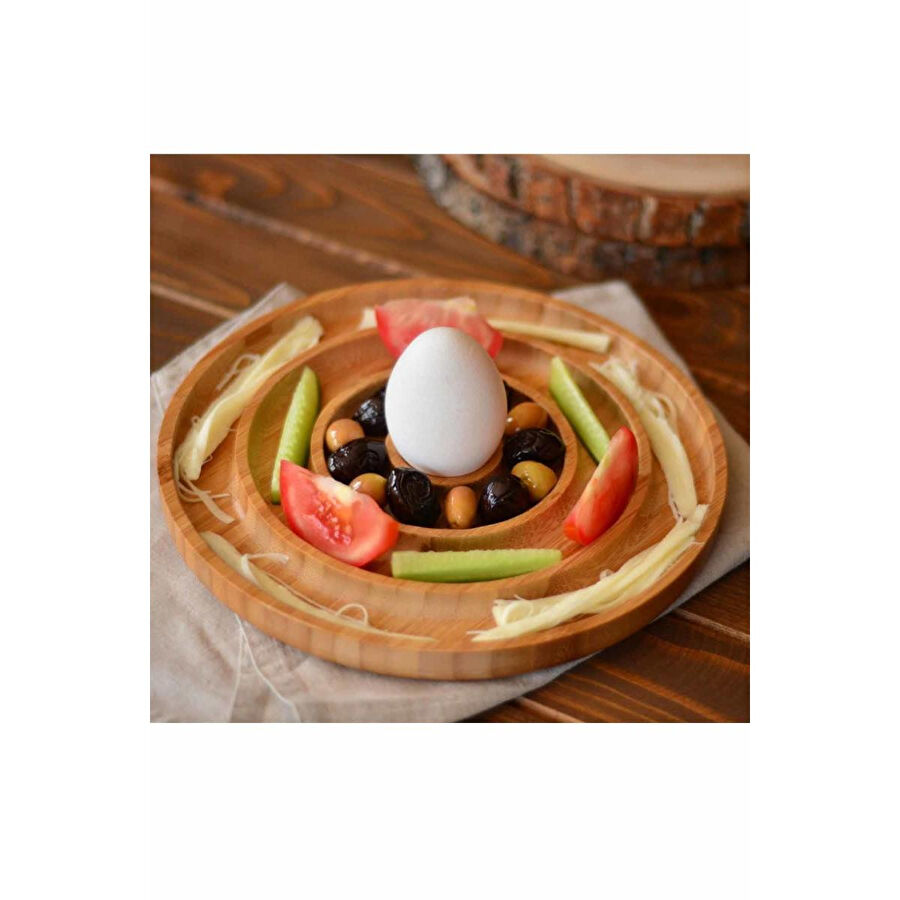 Bambum Fufu 4 Bölmeli Çerezlik