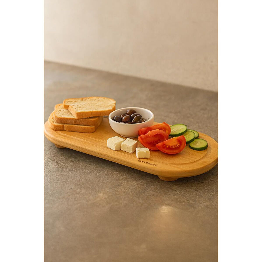 Bambum Freya Ayaklı Sunum Tahtası Oval