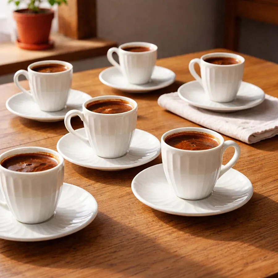 Bambum Karizma 6 Kişilik Kahve Fincan Takımı