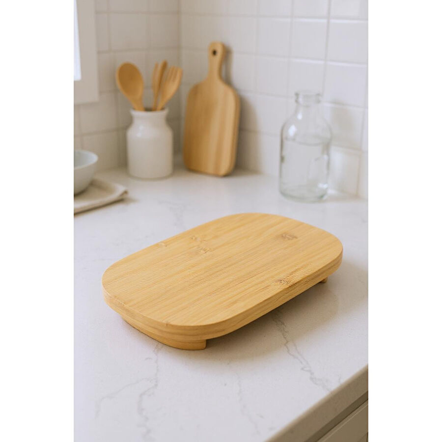 Bambum Magne Ayaklı Sunum Tepsisi Küçük