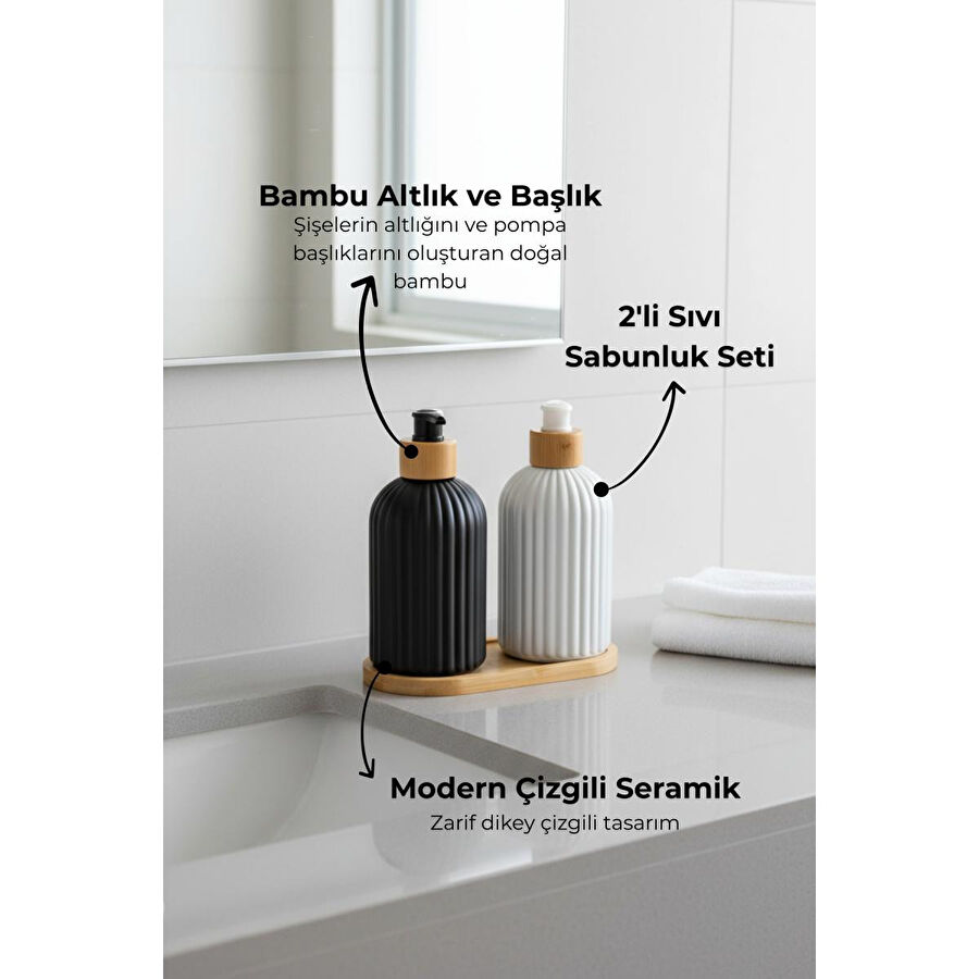 Bambum Kalista 2'li Sıvı Sabunluk Seti