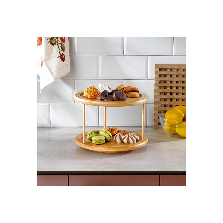 Bambum Shelby - 2 Katlı Dönen Sunum